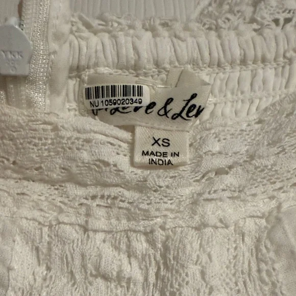 Love & Lemons - White Textured Dress - Picture 2 of 5